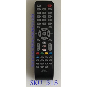 CONTROL REMOTO JVC SMART TV / 06-519W37-TY01X / DH1709096352 / YC-53-3